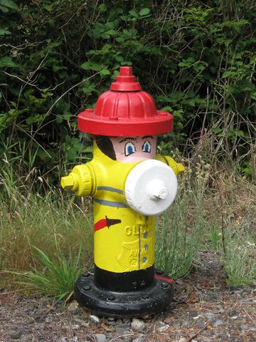 a fireman near Wilshire